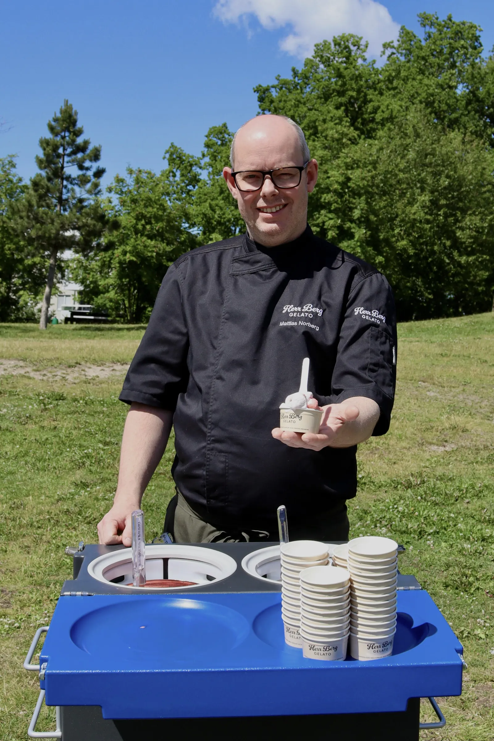 Herr Bergs glassvagn på event